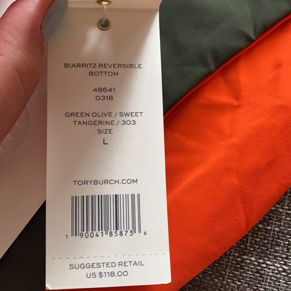 NWT Tory Burch Biarritz Reversible Bikini - Picture 7 of 11